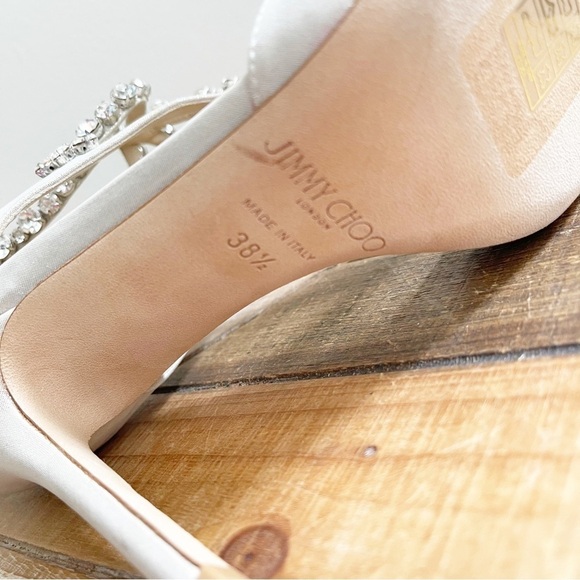 Jimmy Choo Faiza Crystal Sandals - Picture 9 of 12